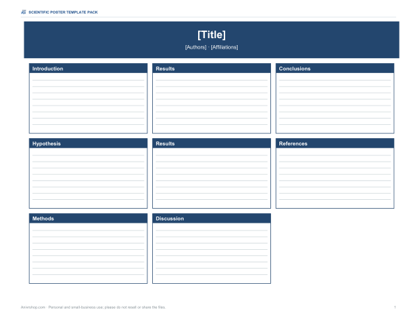 Preview of Printable IMRaD Three-Column Poster
